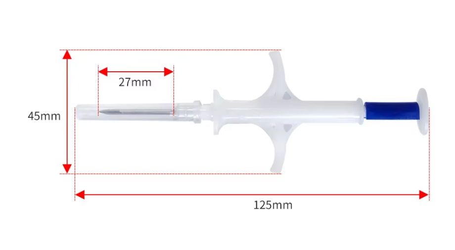 900 Σύριγγα με microchip 1,25mm